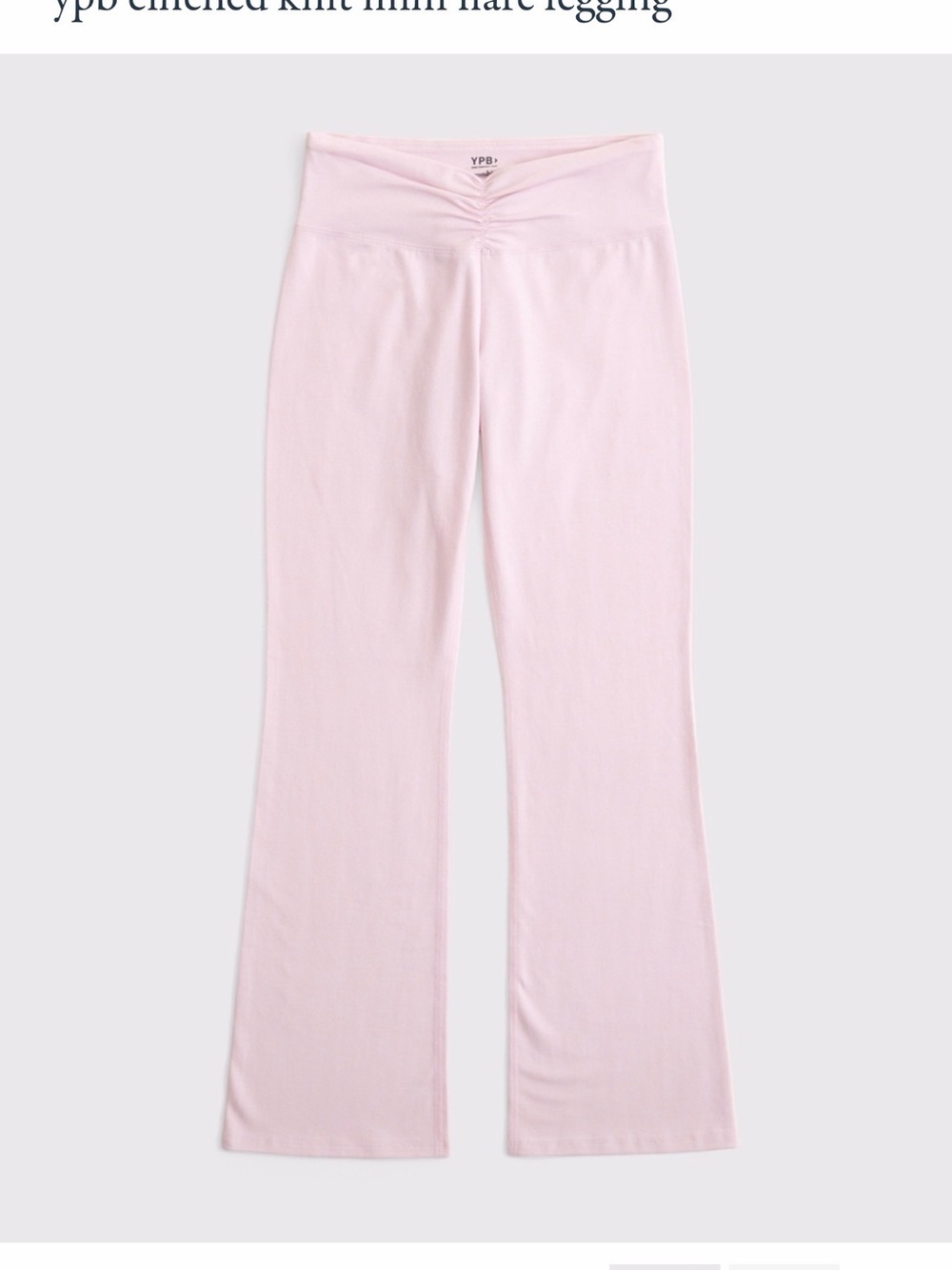 abercrombie kids YPB cinched mini flare Leggings